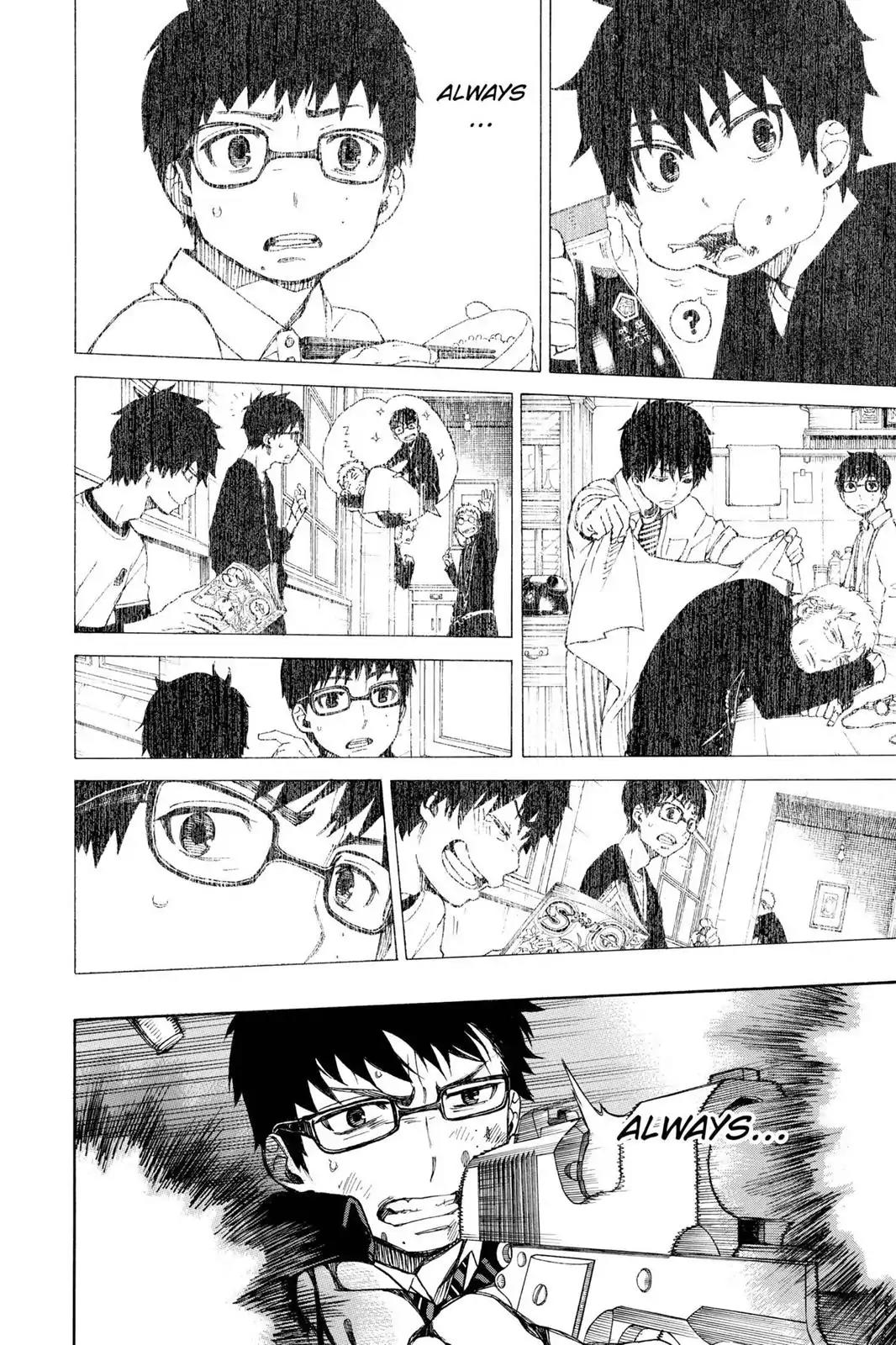 Ao no Exorcist Chapter 29 page 12 - Chapter 29: Barrier Spell