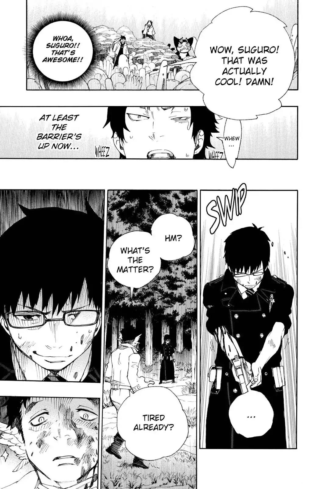 Ao no Exorcist Chapter 29 page 18 - Chapter 29: Barrier Spell