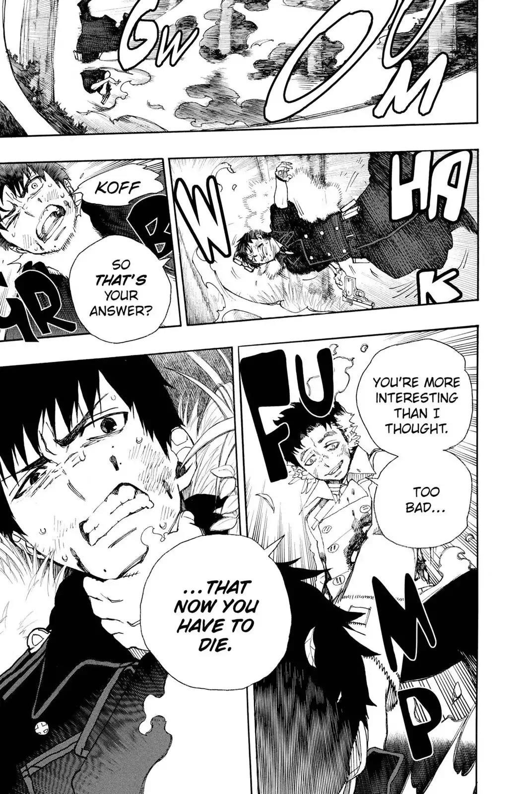 Ao no Exorcist Chapter 29 page 24 - Chapter 29: Barrier Spell