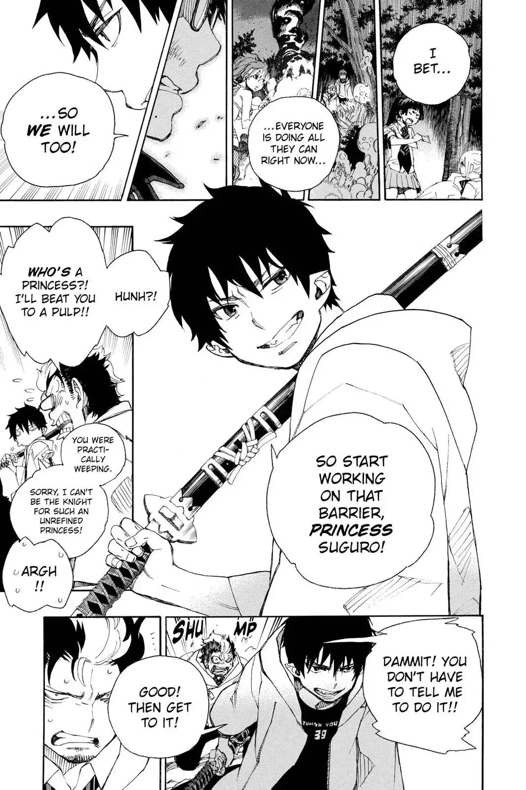 Ao no Exorcist Chapter 29 page 7 - Chapter 29: Barrier Spell