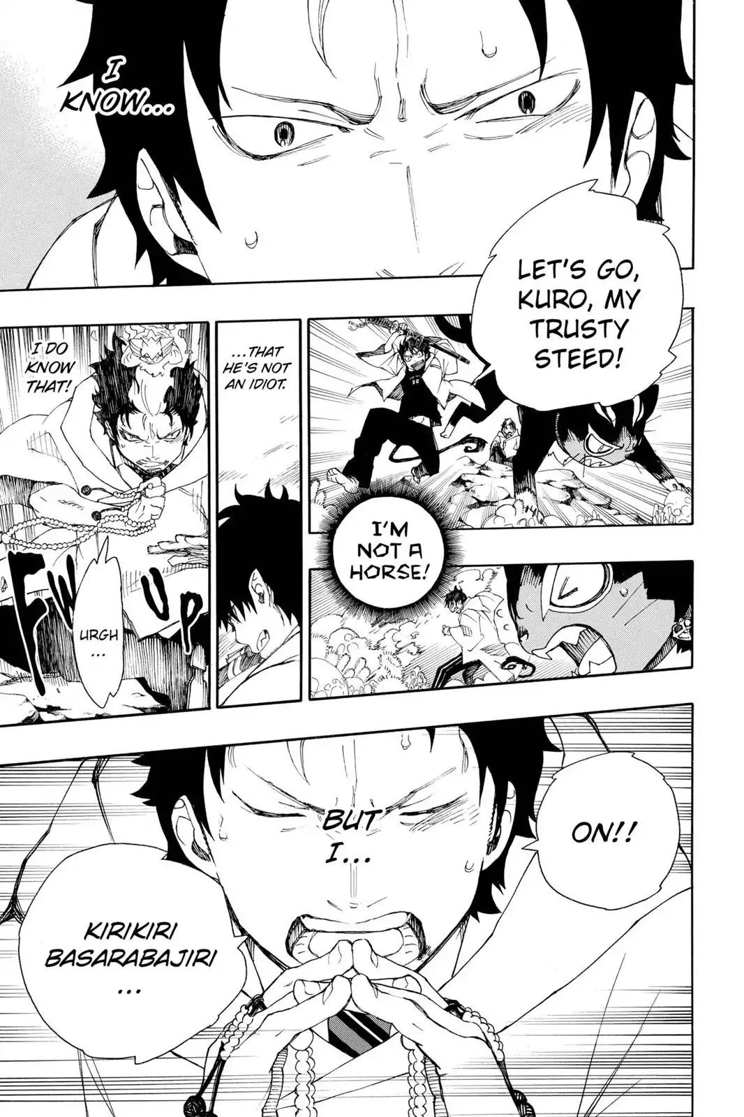 Ao no Exorcist Chapter 29 page 9 - Chapter 29: Barrier Spell