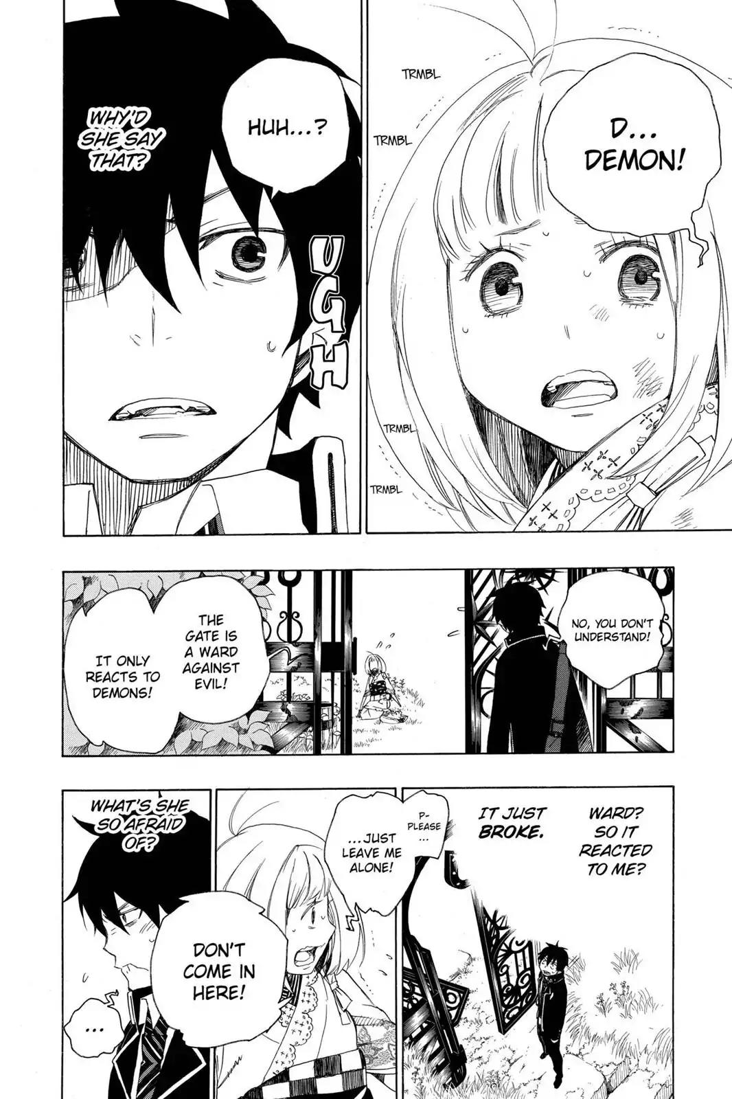 Ao no Exorcist Chapter 3 page 12 - Chapter 3: The Garden of Amahara