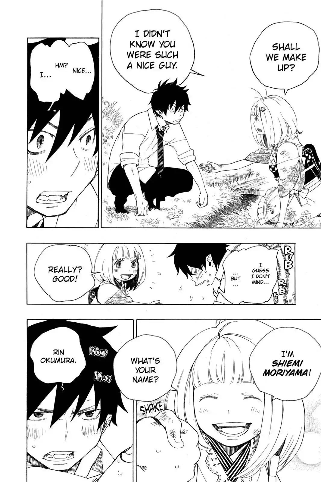 Ao no Exorcist Chapter 3 page 18 - Chapter 3: The Garden of Amahara