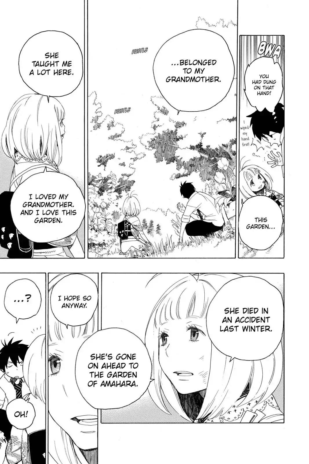 Ao no Exorcist Chapter 3 page 19 - Chapter 3: The Garden of Amahara