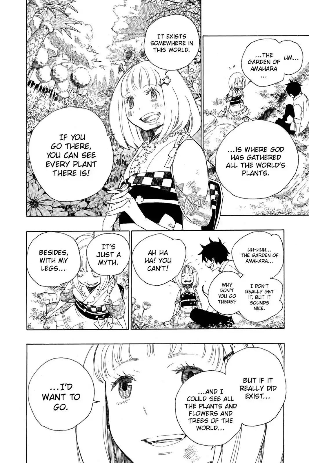 Ao no Exorcist Chapter 3 page 20 - Chapter 3: The Garden of Amahara