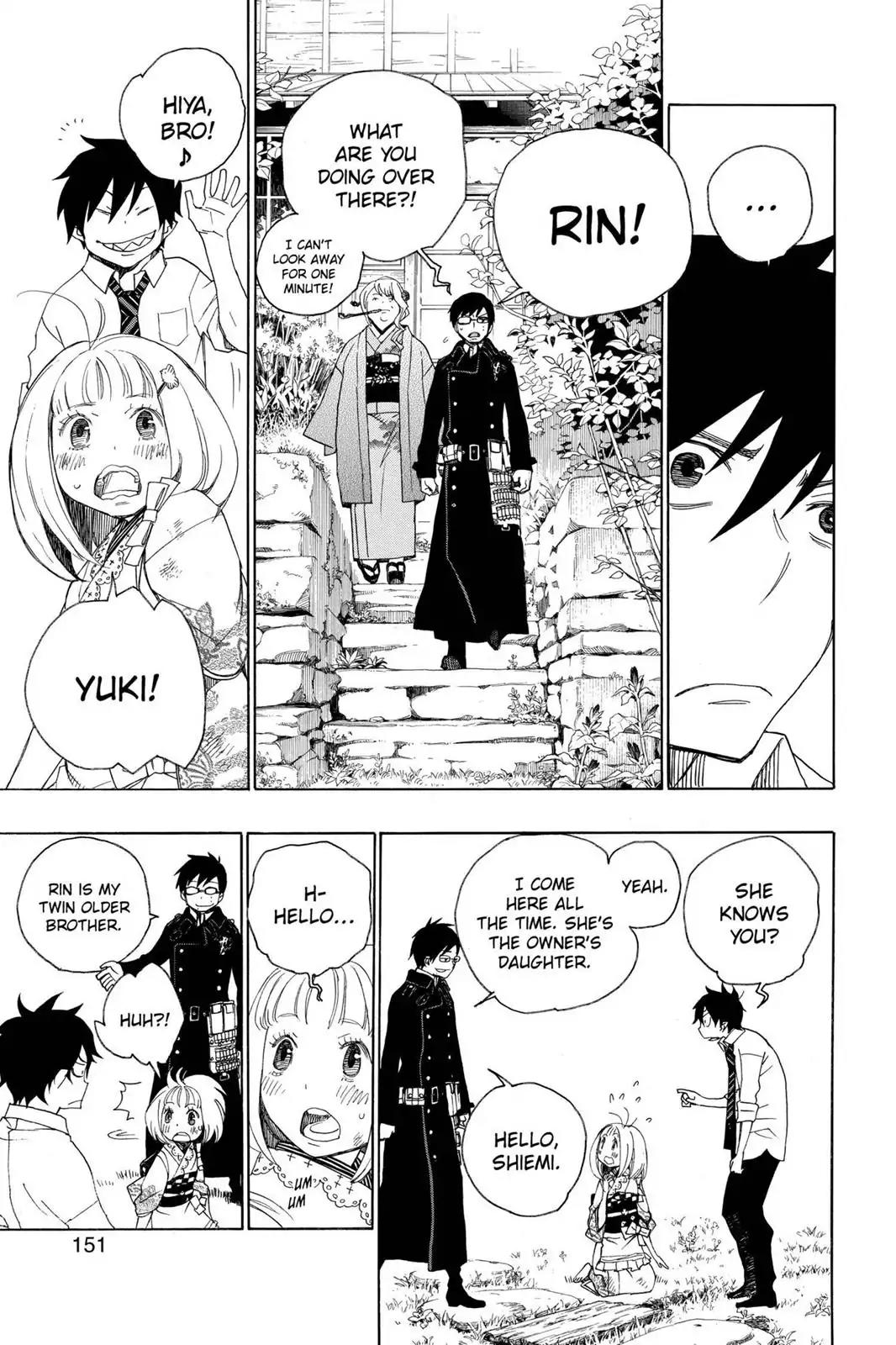 Ao no Exorcist Chapter 3 page 21 - Chapter 3: The Garden of Amahara
