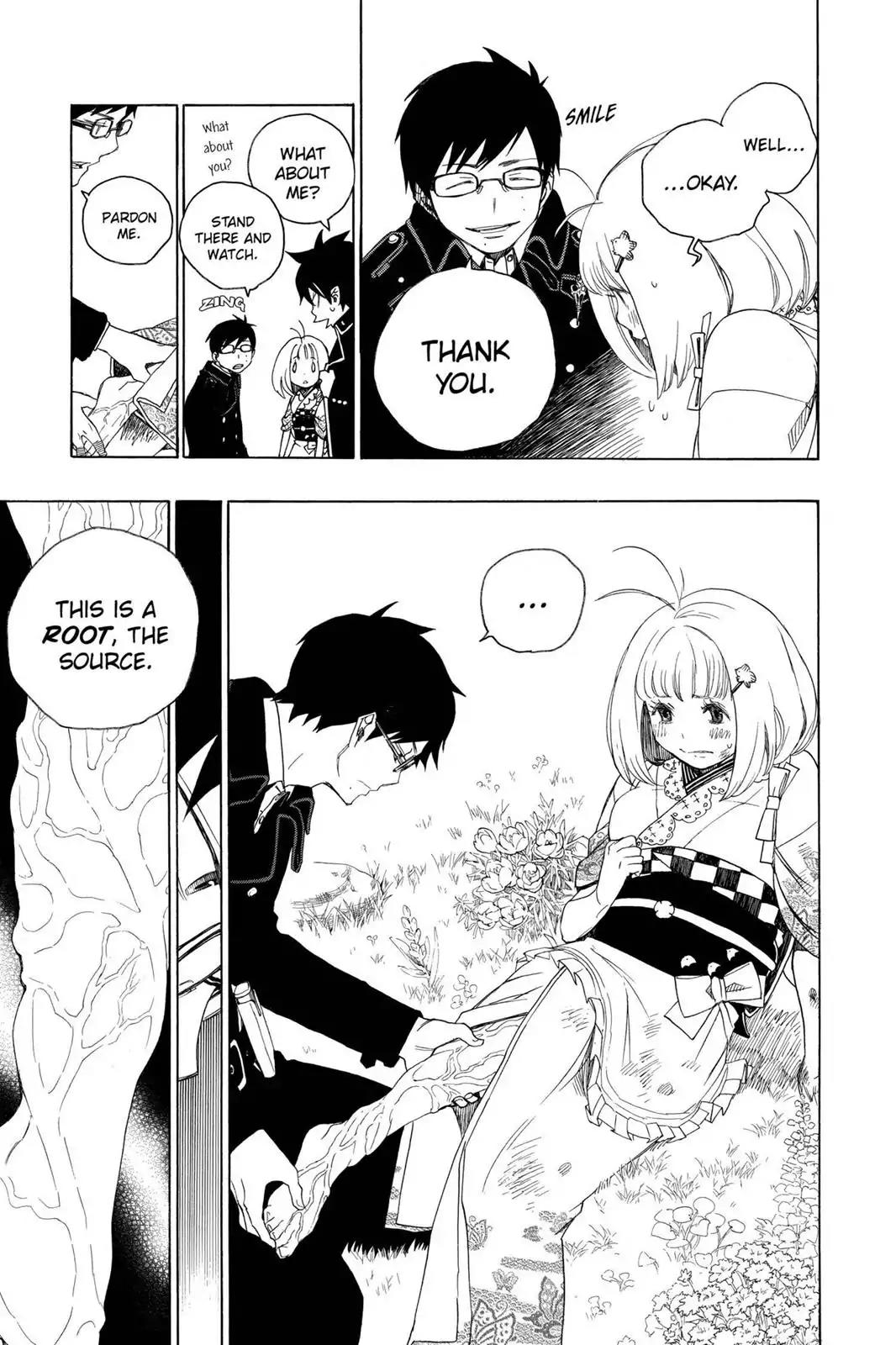 Ao no Exorcist Chapter 3 page 23 - Chapter 3: The Garden of Amahara