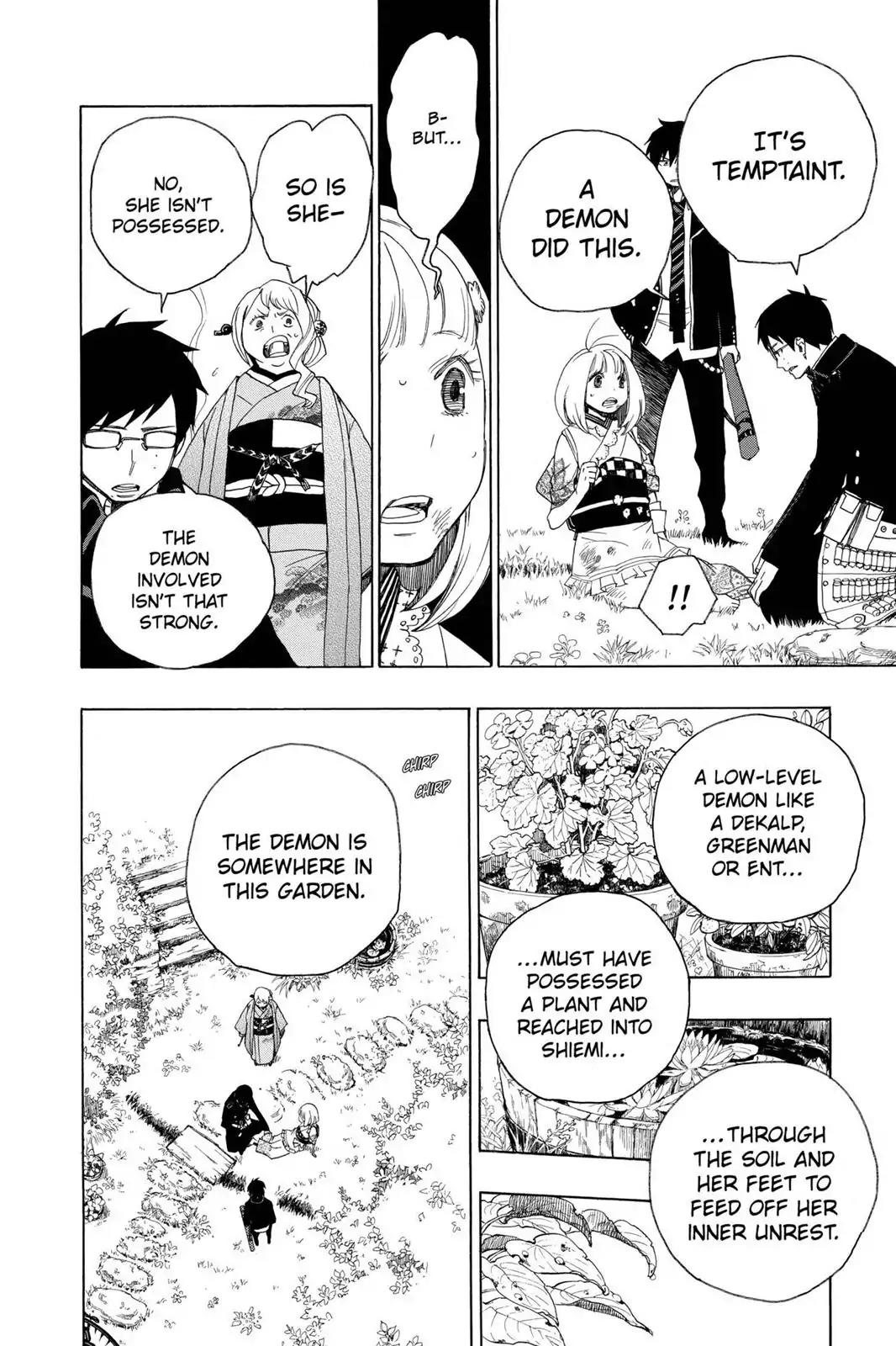 Ao no Exorcist Chapter 3 page 24 - Chapter 3: The Garden of Amahara