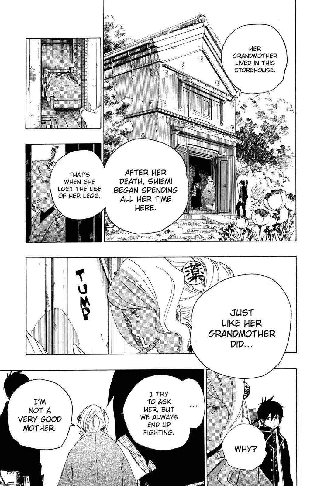 Ao no Exorcist Chapter 3 page 27 - Chapter 3: The Garden of Amahara