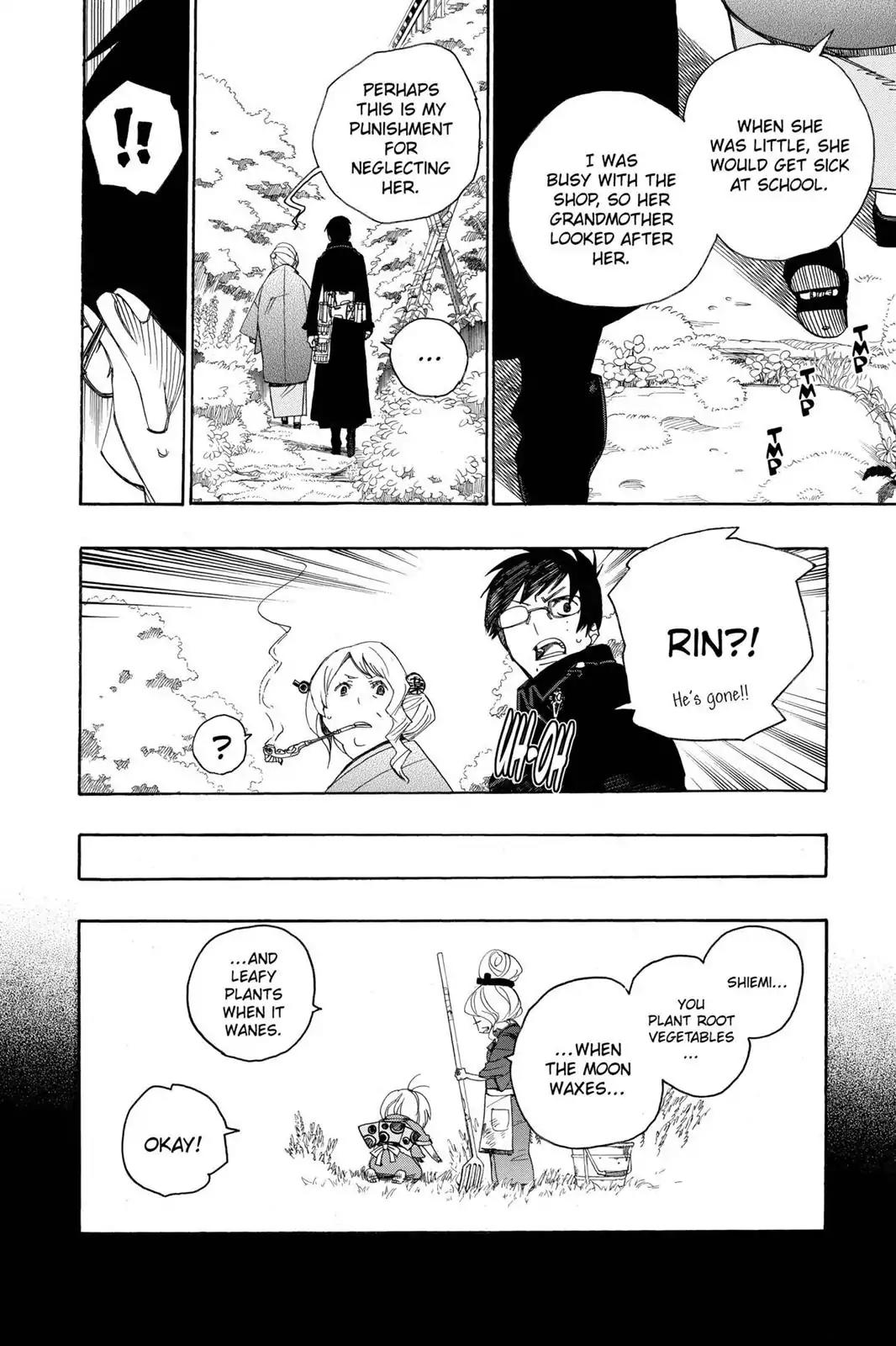 Ao no Exorcist Chapter 3 page 28 - Chapter 3: The Garden of Amahara