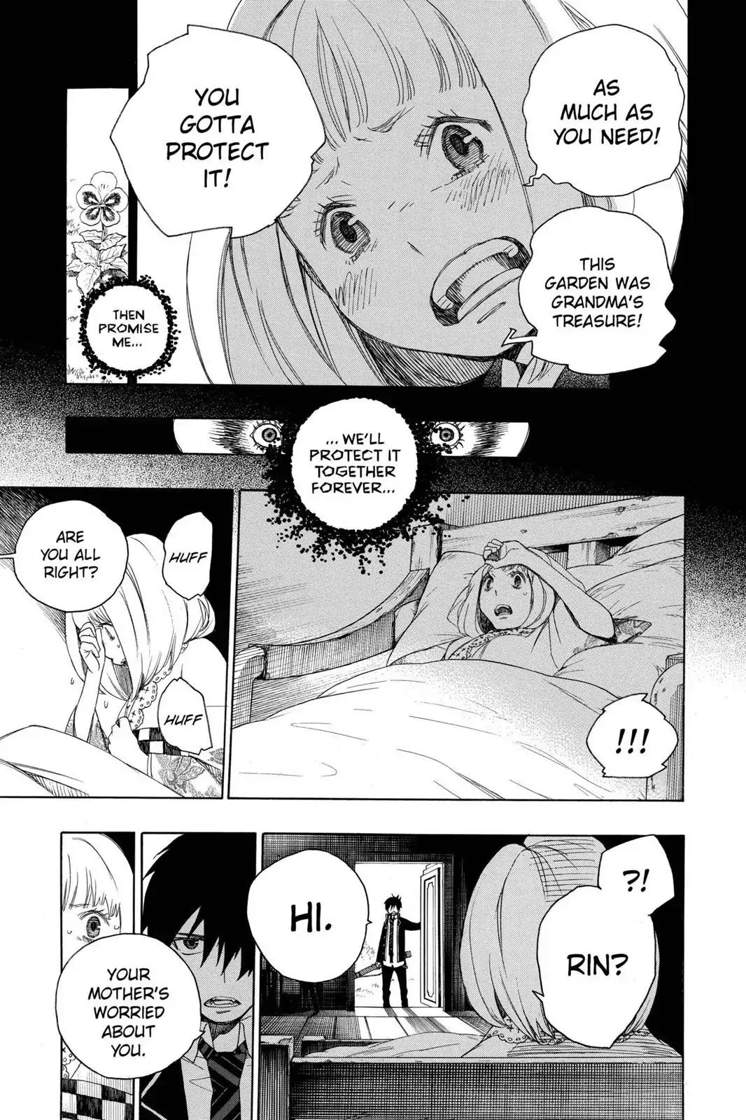 Ao no Exorcist Chapter 3 page 33 - Chapter 3: The Garden of Amahara
