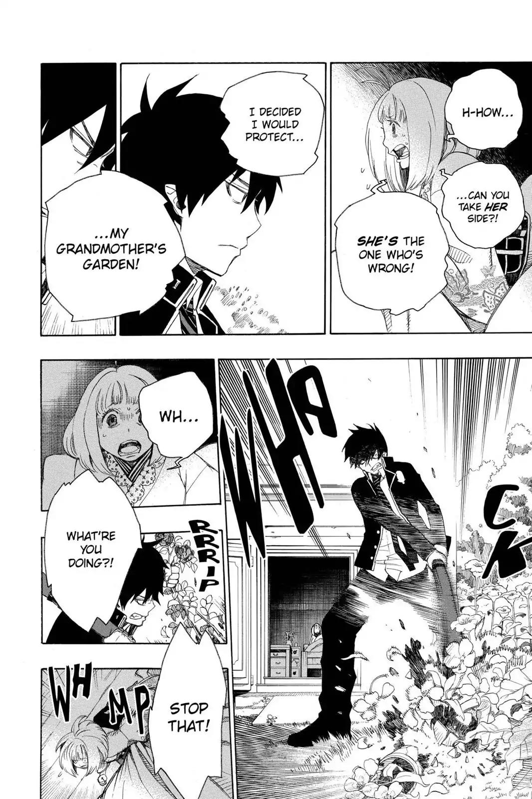 Ao no Exorcist Chapter 3 page 34 - Chapter 3: The Garden of Amahara