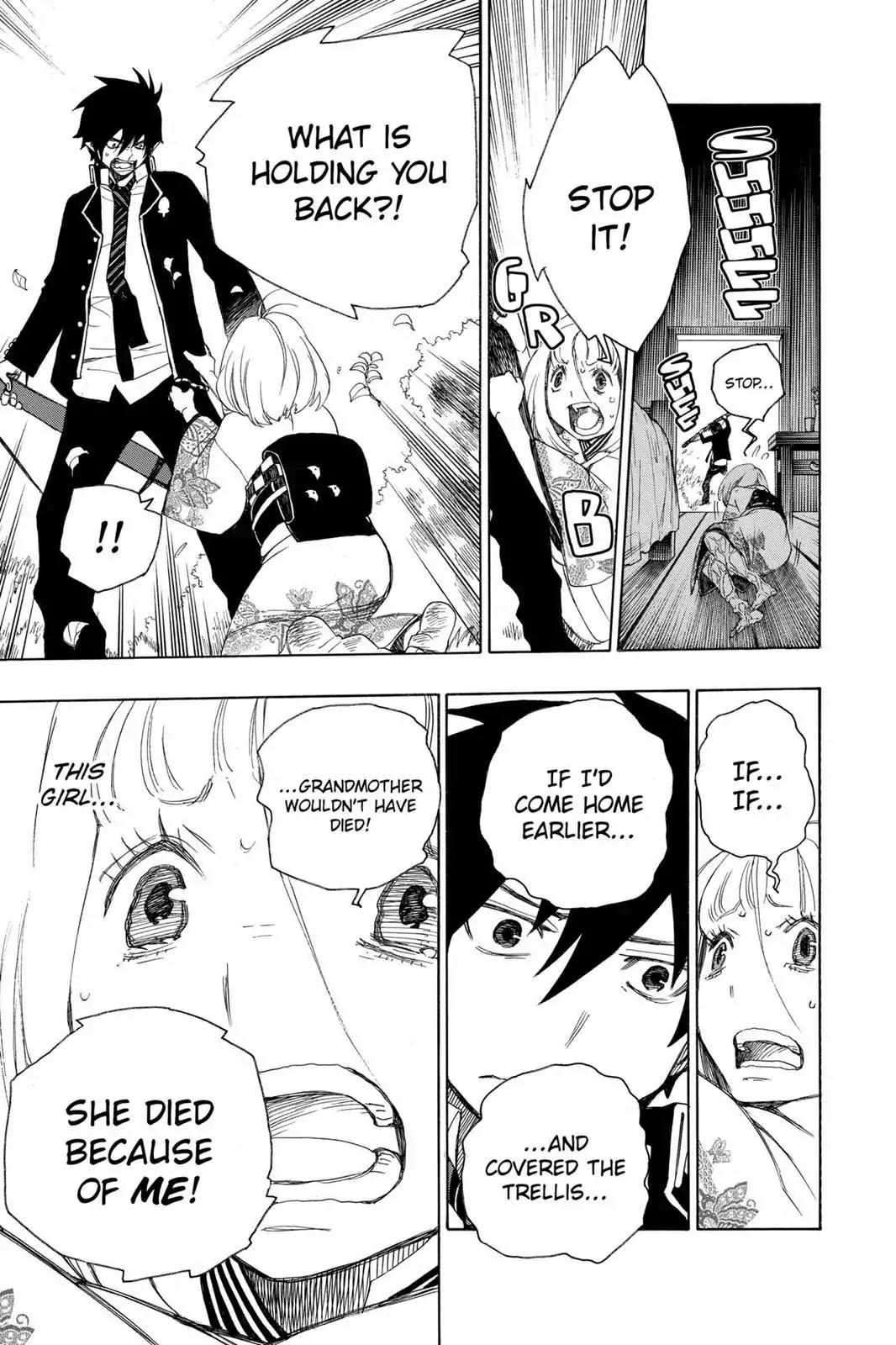Ao no Exorcist Chapter 3 page 35 - Chapter 3: The Garden of Amahara