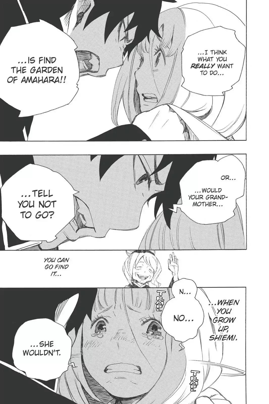 Ao no Exorcist Chapter 3 page 37 - Chapter 3: The Garden of Amahara