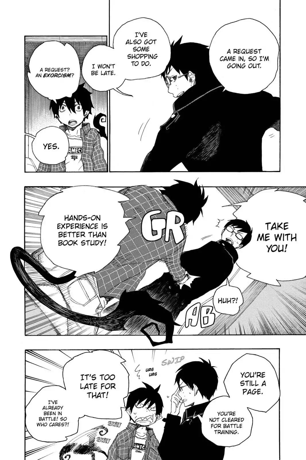 Ao no Exorcist Chapter 3 page 4 - Chapter 3: The Garden of Amahara