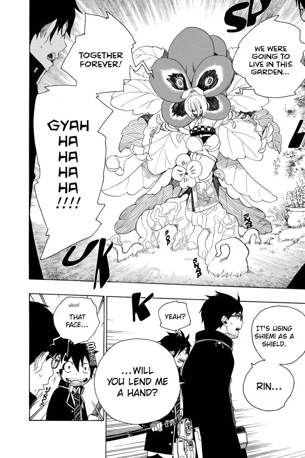 Ao no Exorcist Chapter 3 page 40 - Chapter 3: The Garden of Amahara