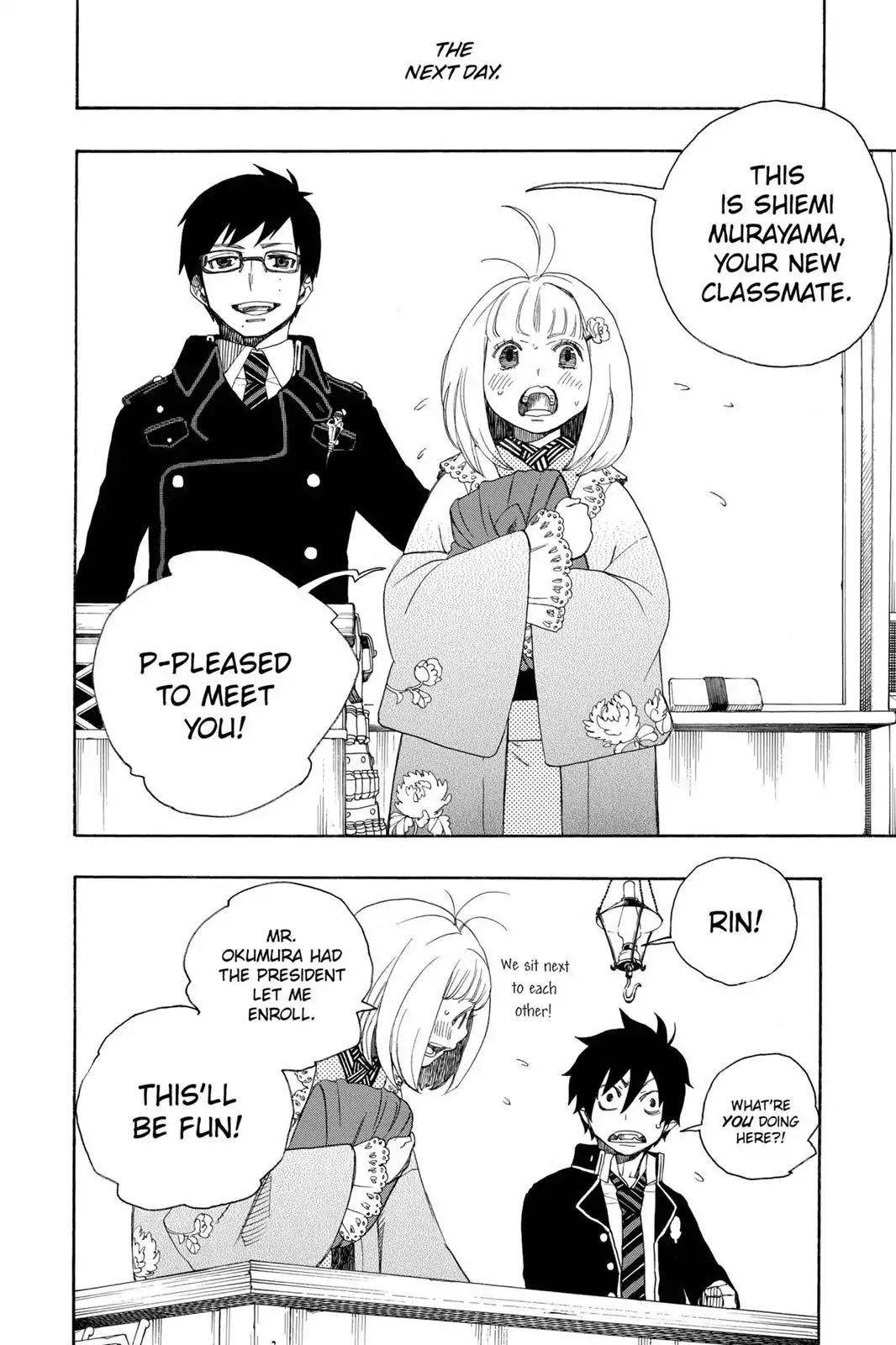 Ao no Exorcist Chapter 3 page 50 - Chapter 3: The Garden of Amahara