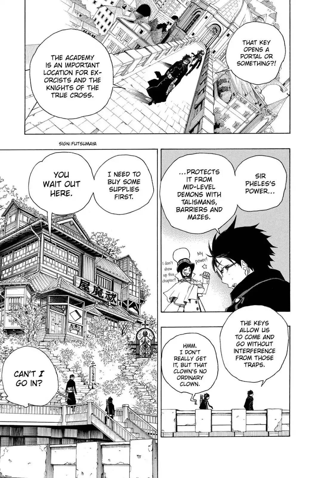 Ao no Exorcist Chapter 3 page 7 - Chapter 3: The Garden of Amahara
