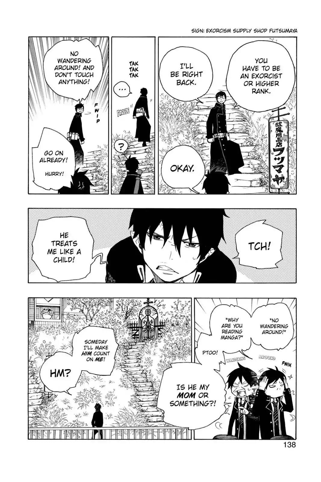 Ao no Exorcist Chapter 3 page 8 - Chapter 3: The Garden of Amahara