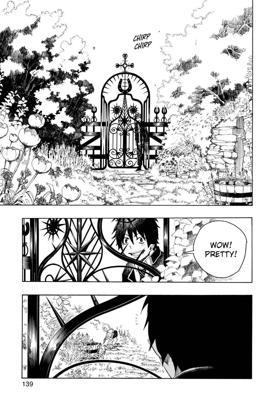 Ao no Exorcist Chapter 3 page 9 - Chapter 3: The Garden of Amahara