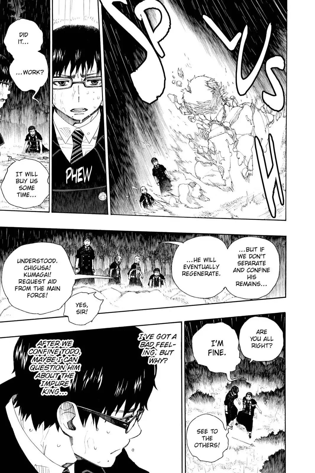 Ao no Exorcist Chapter 31 page 25 - Chapter 31: Death