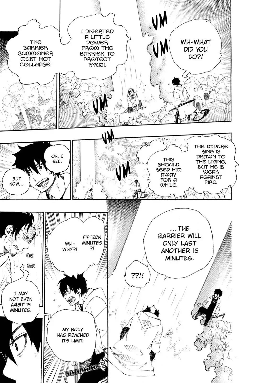 Ao no Exorcist Chapter 32 page 3 - Chapter 32: Abyss