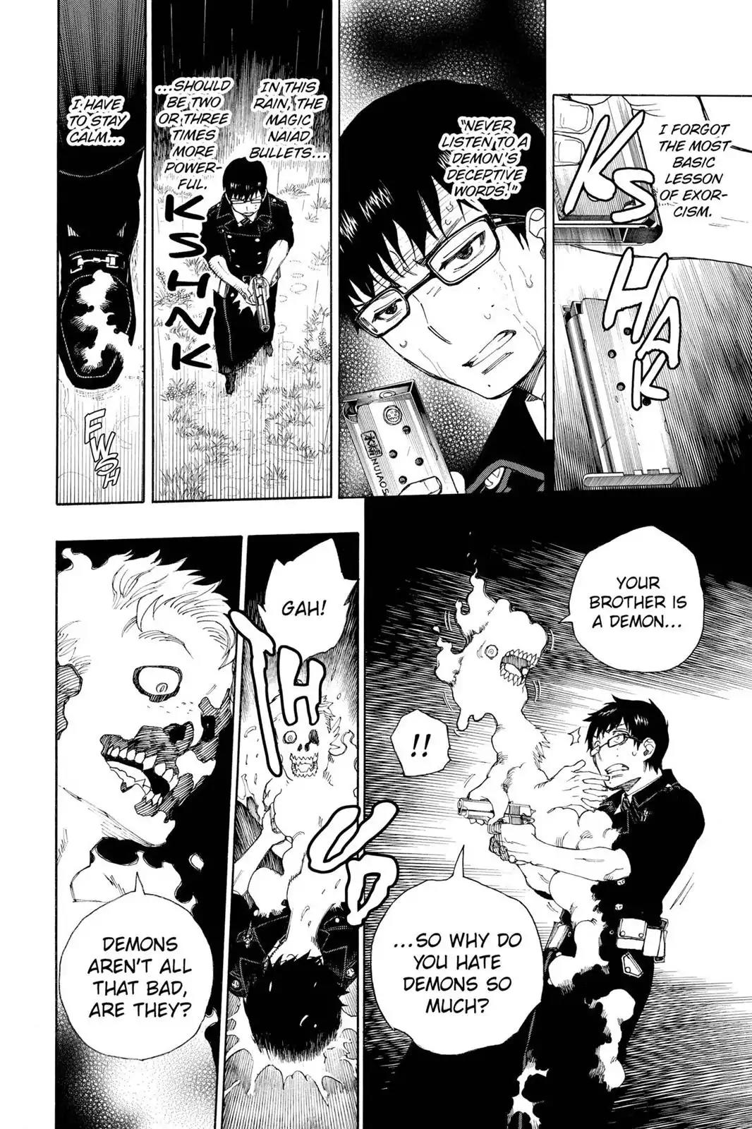 Ao no Exorcist Chapter 32 page 34 - Chapter 32: Abyss