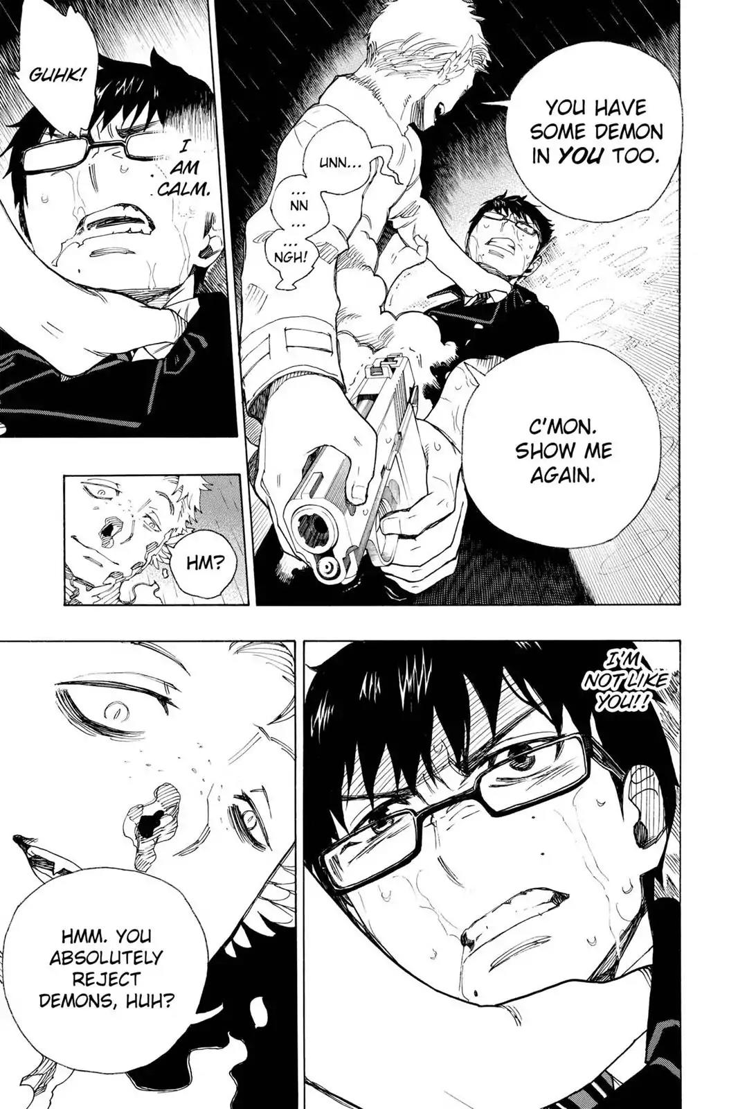 Ao no Exorcist Chapter 32 page 35 - Chapter 32: Abyss