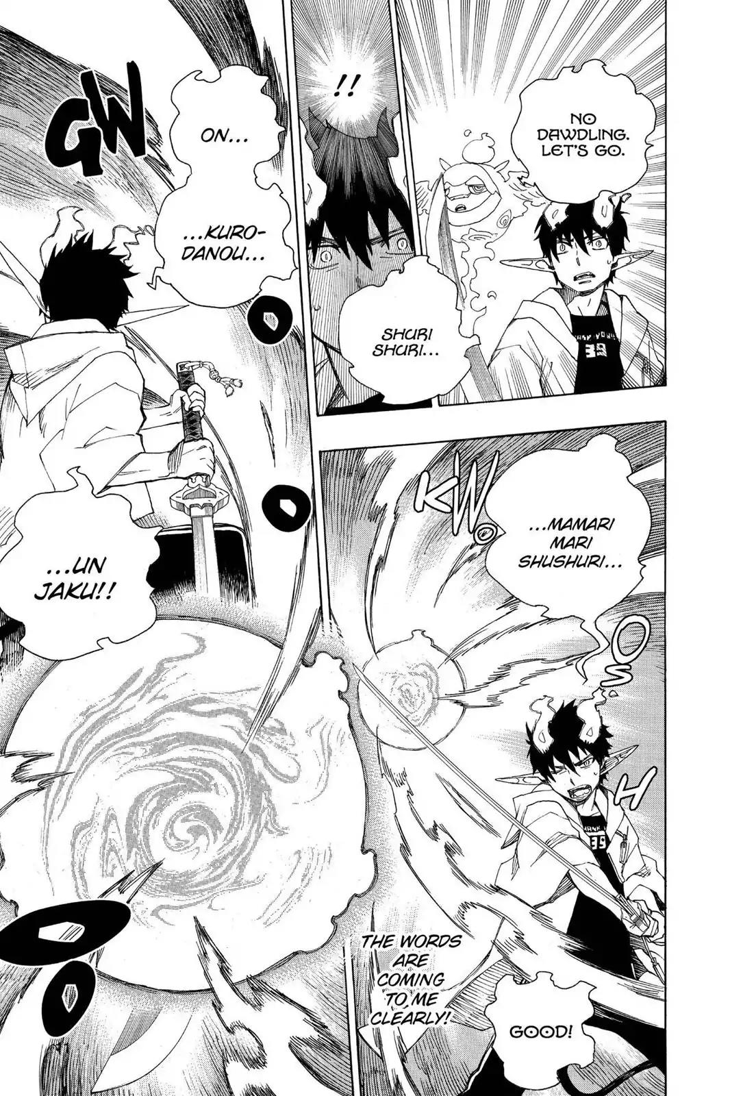Ao no Exorcist Chapter 33 page 12 - Chapter 33: Obliterate