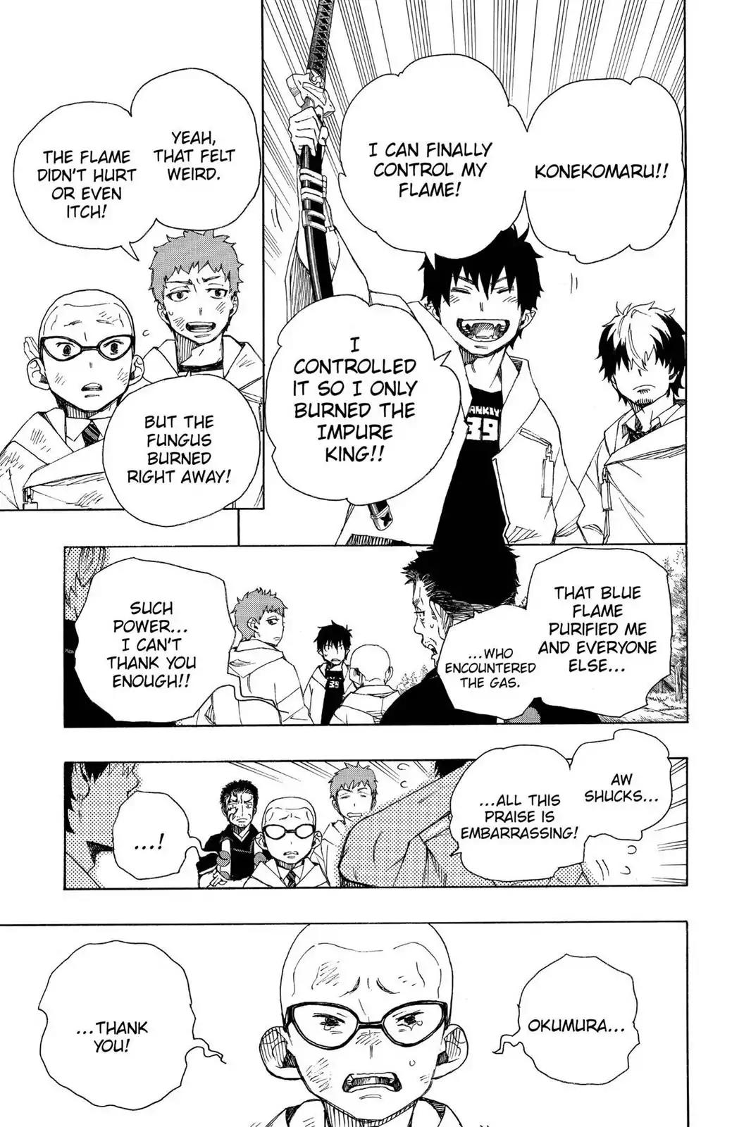 Ao no Exorcist Chapter 33 page 34 - Chapter 33: Obliterate