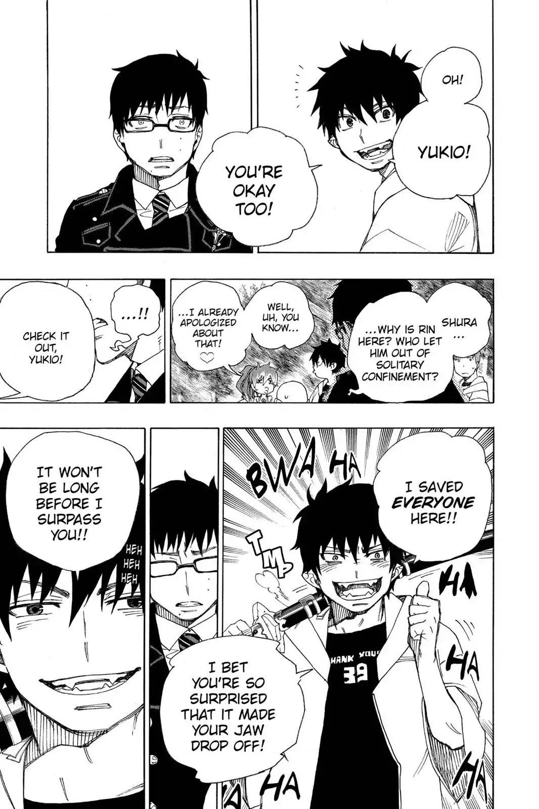 Ao no Exorcist Chapter 33 page 36 - Chapter 33: Obliterate
