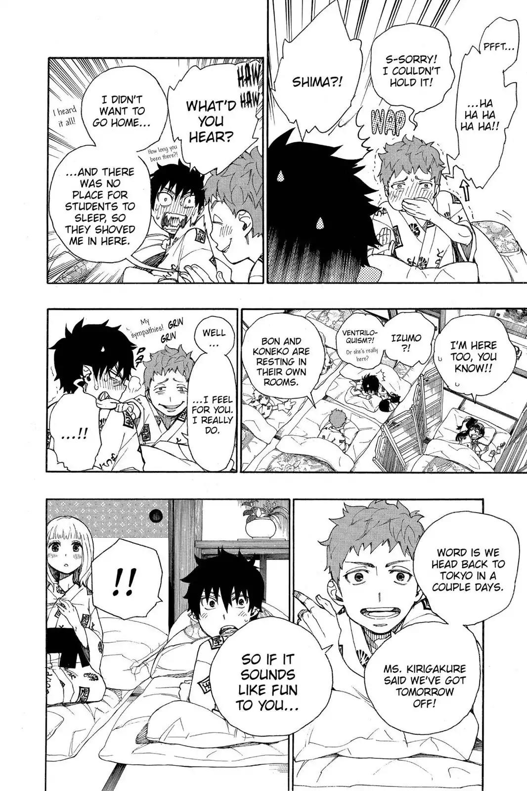 Ao no Exorcist Chapter 34 page 12 - Chapter 34: Wrapping Things Up