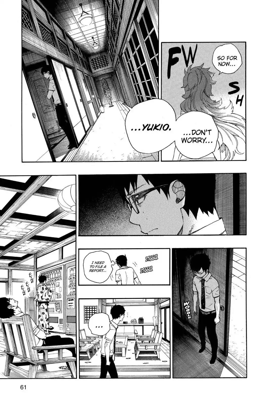 Ao no Exorcist Chapter 34 page 19 - Chapter 34: Wrapping Things Up