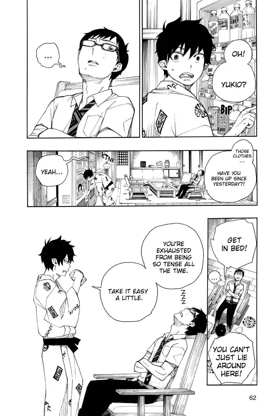 Ao no Exorcist Chapter 34 page 20 - Chapter 34: Wrapping Things Up