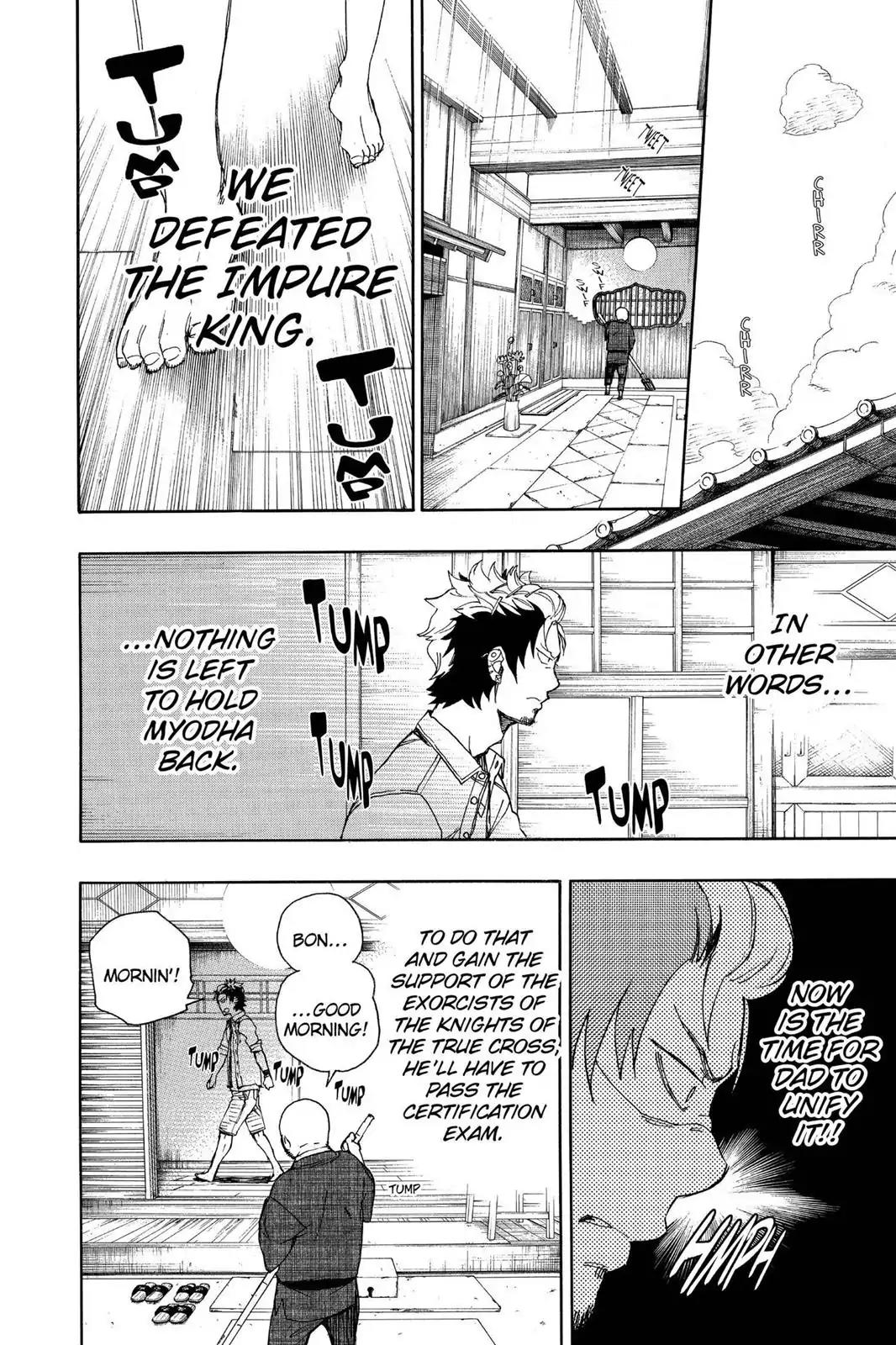 Ao no Exorcist Chapter 34 page 22 - Chapter 34: Wrapping Things Up