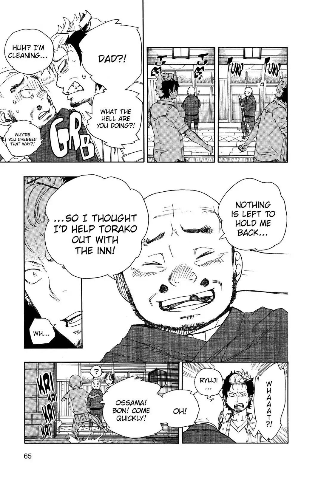 Ao no Exorcist Chapter 34 page 23 - Chapter 34: Wrapping Things Up