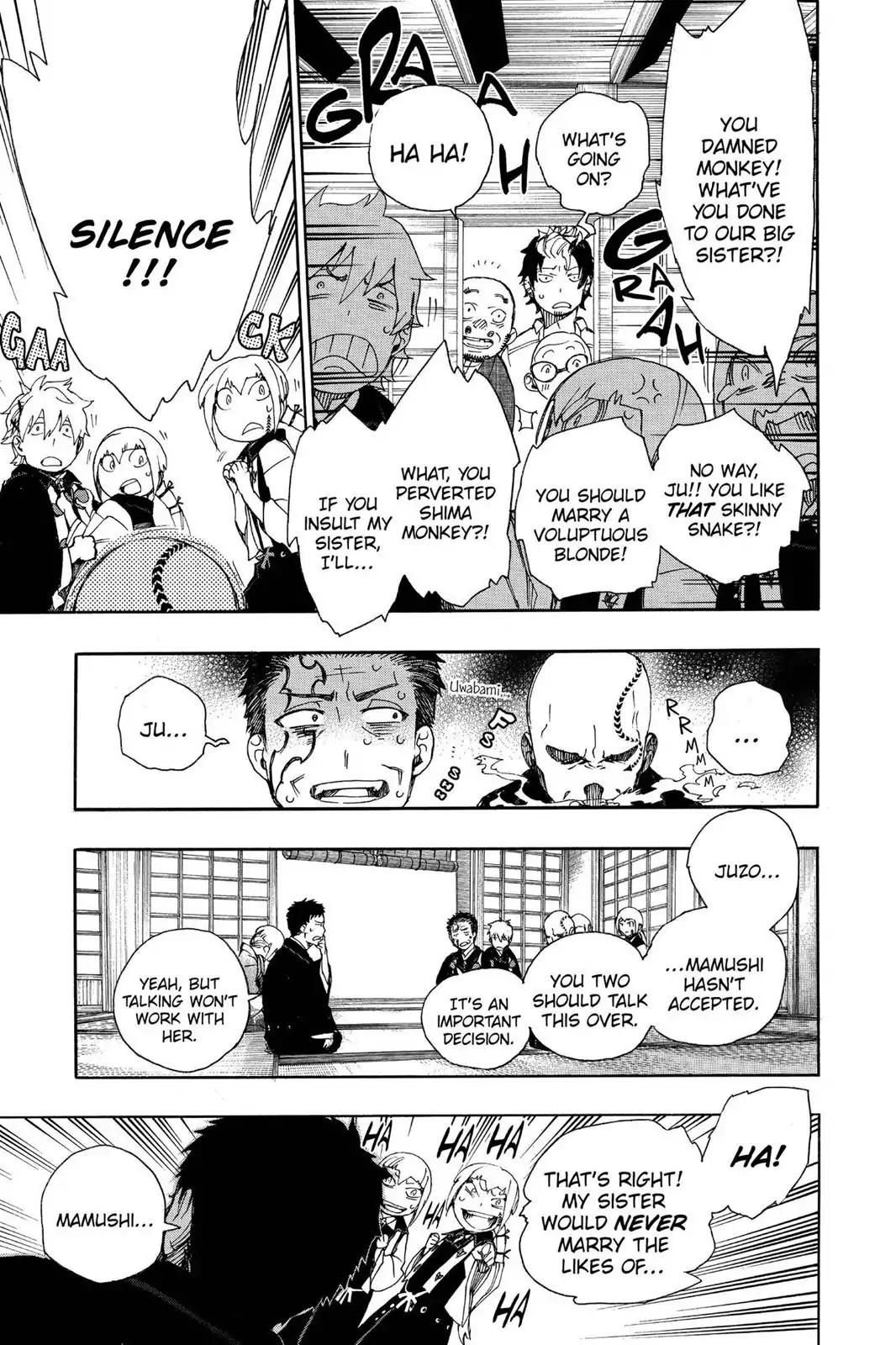 Ao no Exorcist Chapter 34 page 25 - Chapter 34: Wrapping Things Up