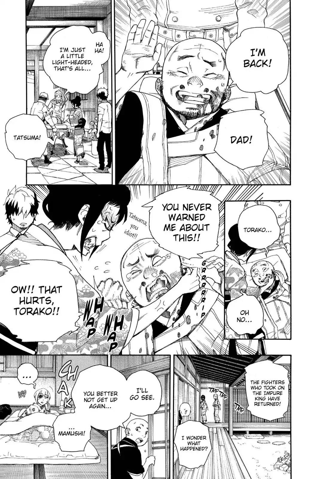 Ao no Exorcist Chapter 34 page 3 - Chapter 34: Wrapping Things Up