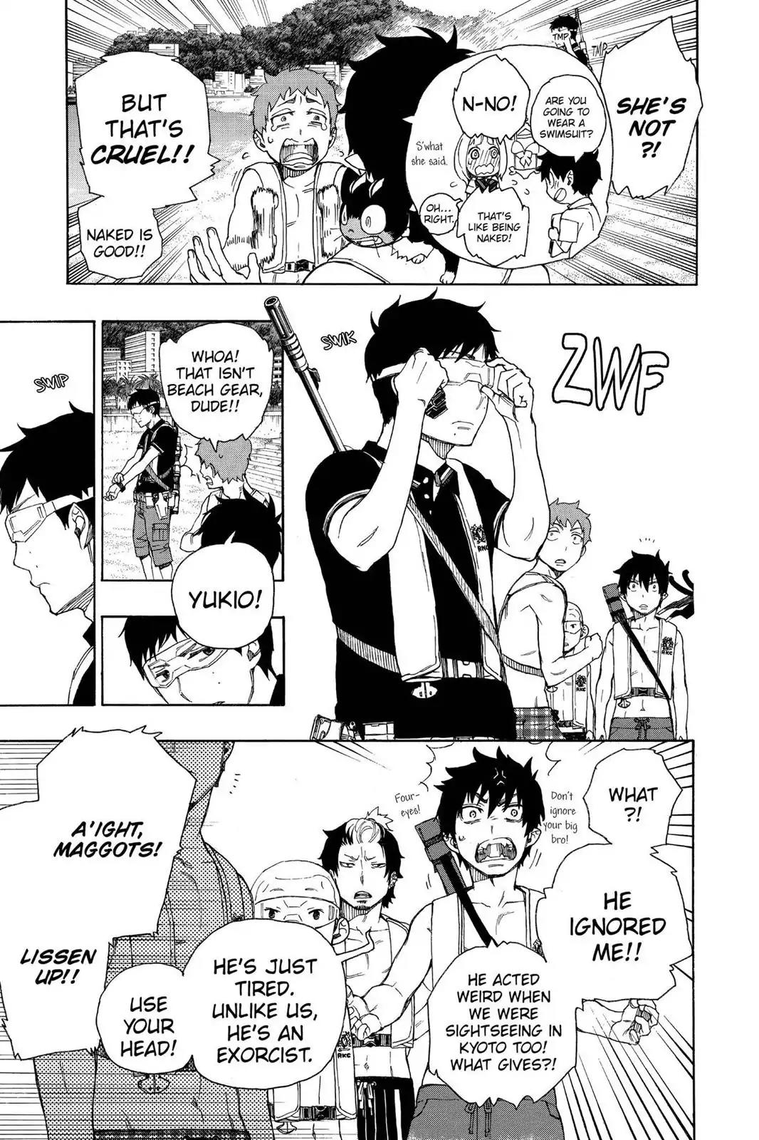 Ao no Exorcist Chapter 35 page 11 - Chapter 35: The Sea Is Vast And Wide