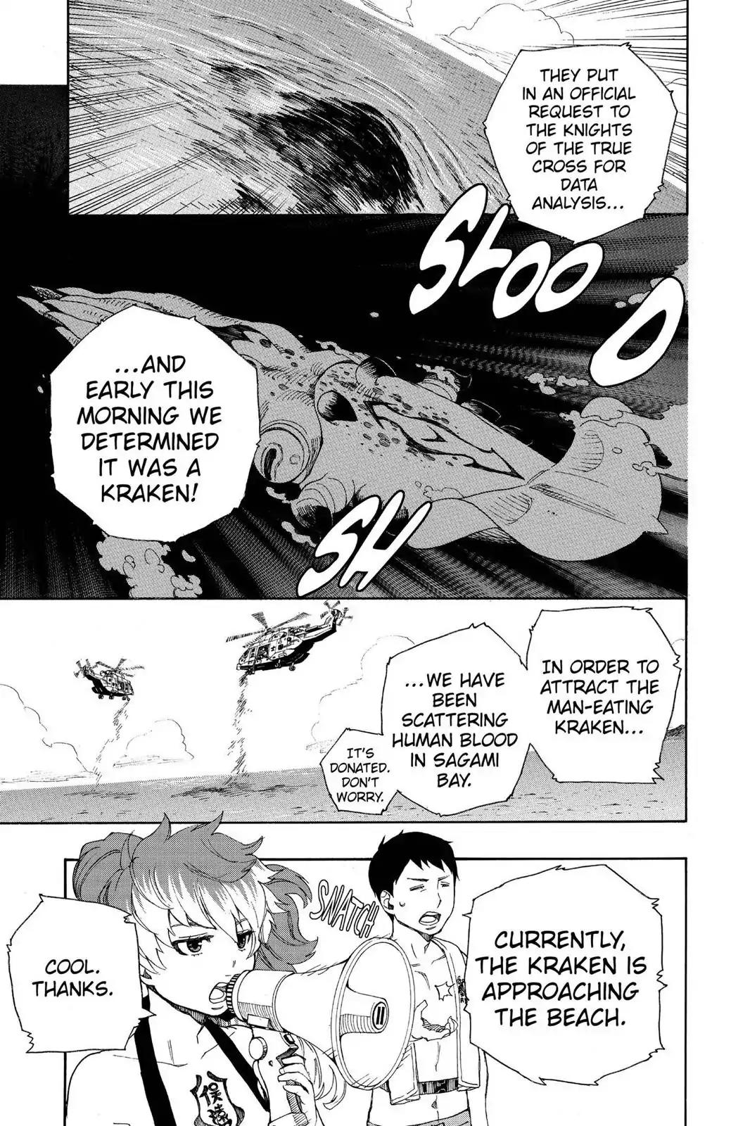 Ao no Exorcist Chapter 35 page 13 - Chapter 35: The Sea Is Vast And Wide