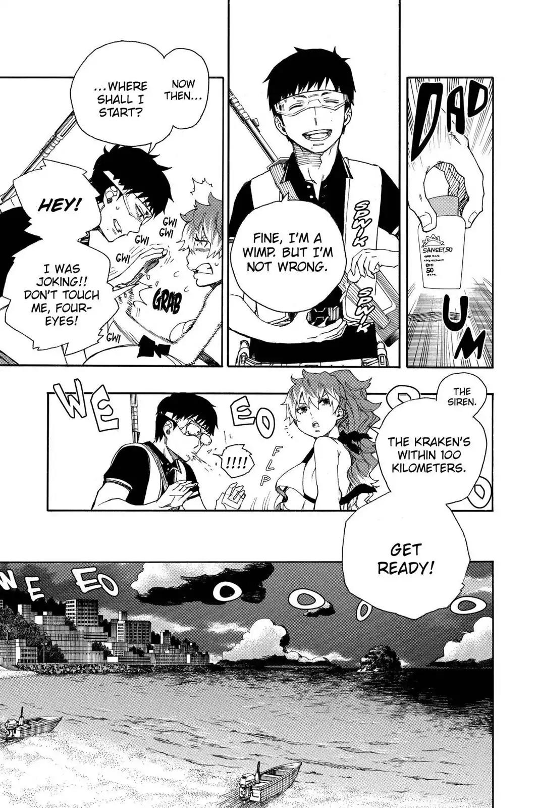 Ao no Exorcist Chapter 35 page 21 - Chapter 35: The Sea Is Vast And Wide