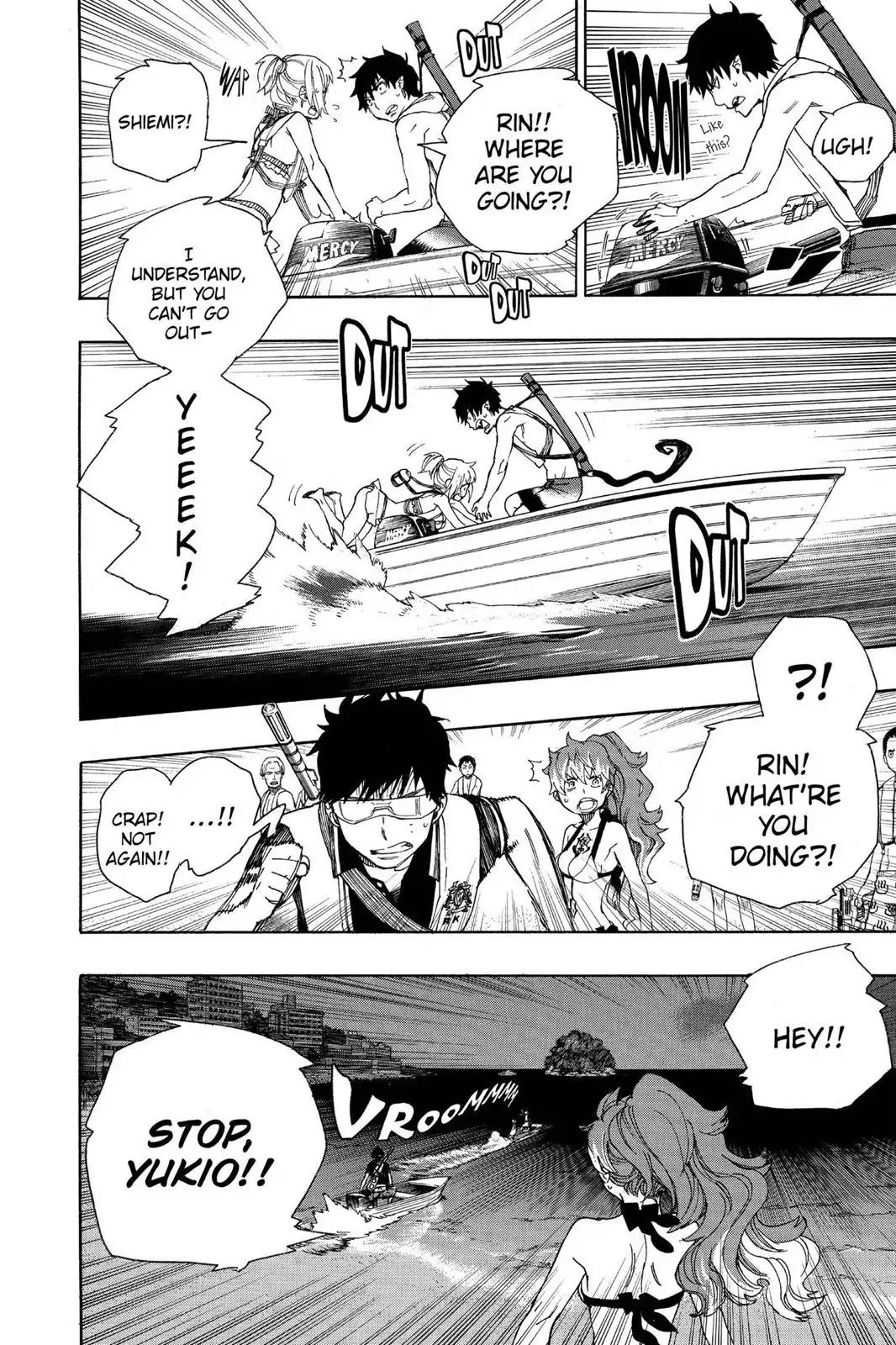 Ao no Exorcist Chapter 35 page 25 - Chapter 35: The Sea Is Vast And Wide