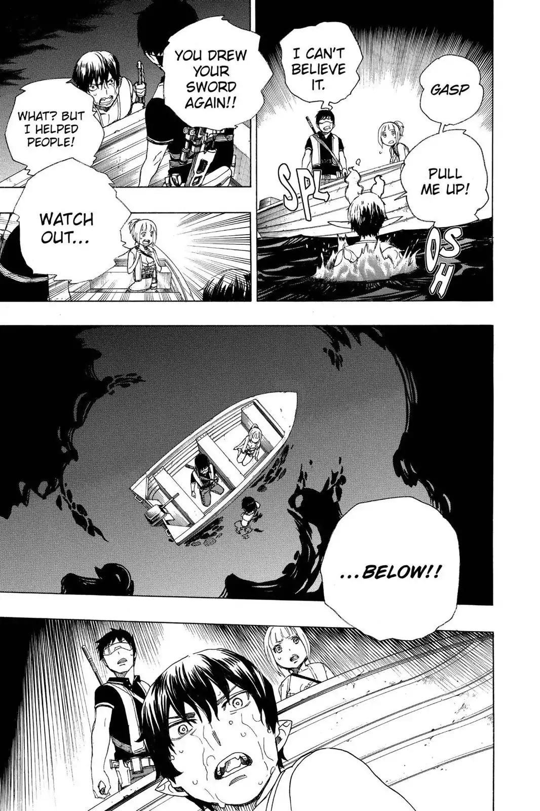 Ao no Exorcist Chapter 35 page 28 - Chapter 35: The Sea Is Vast And Wide