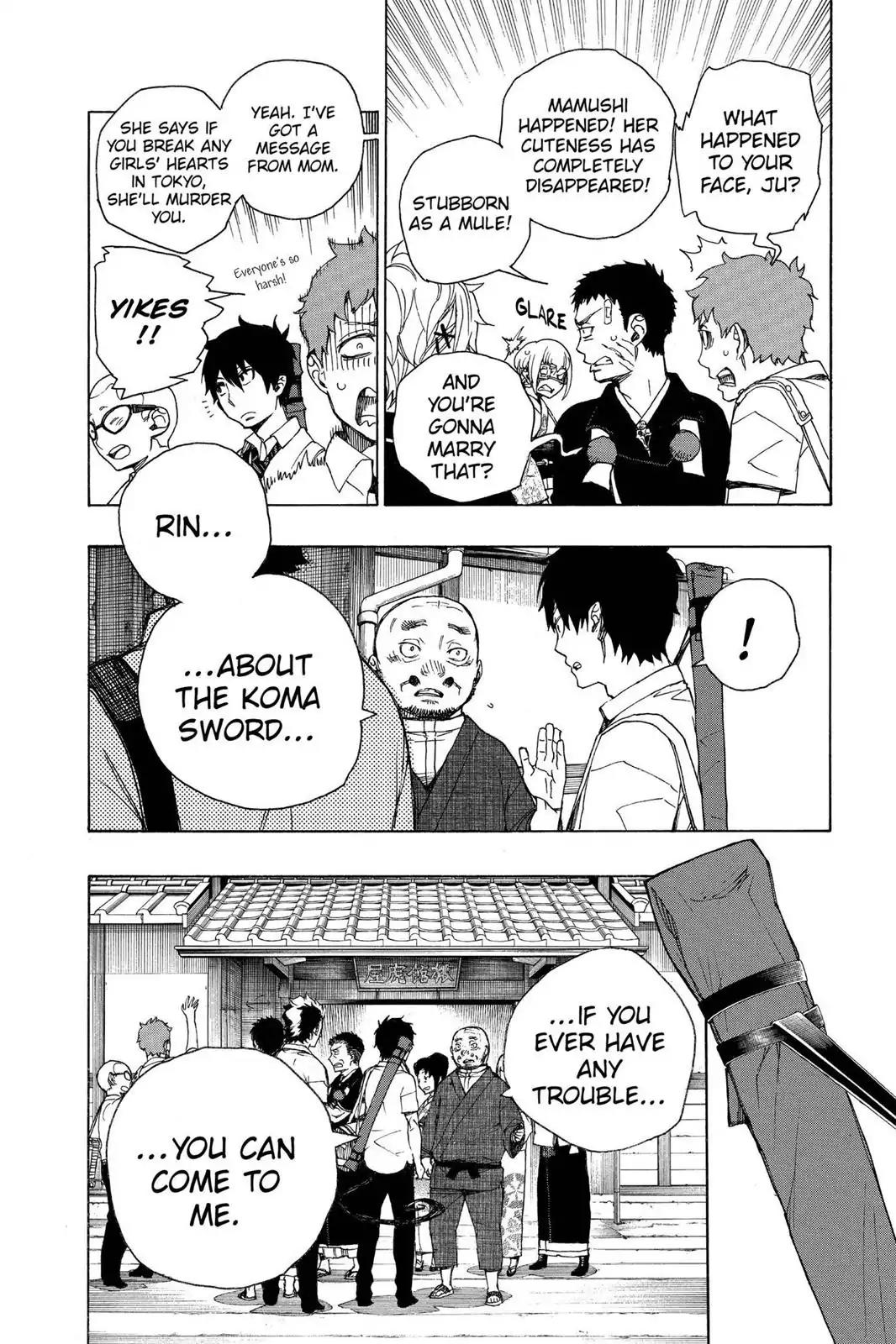 Ao no Exorcist Chapter 35 page 4 - Chapter 35: The Sea Is Vast And Wide