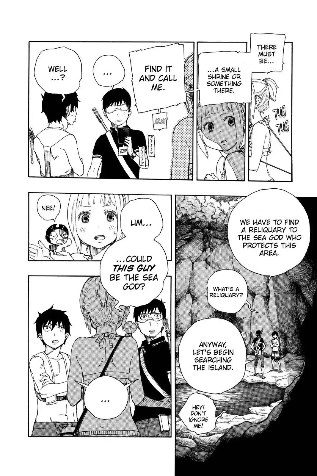 Ao no Exorcist Chapter 36 page 10 - Chapter 36: Gone With The Blue Waves