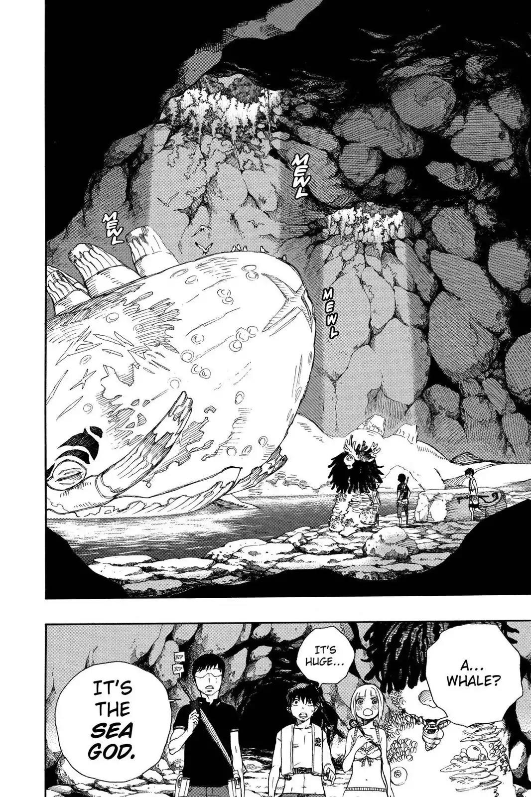 Ao no Exorcist Chapter 36 page 14 - Chapter 36: Gone With The Blue Waves