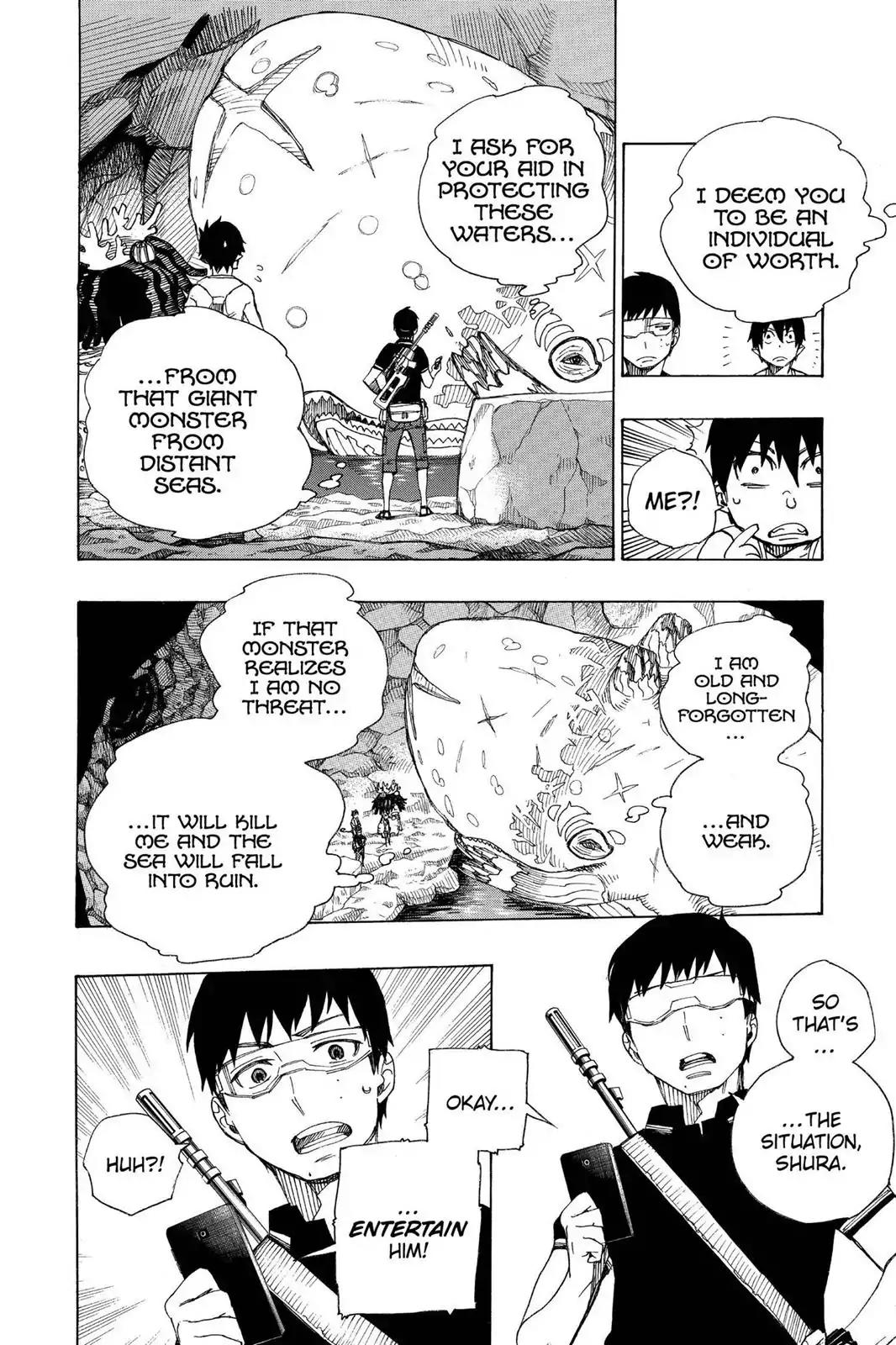 Ao no Exorcist Chapter 36 page 16 - Chapter 36: Gone With The Blue Waves