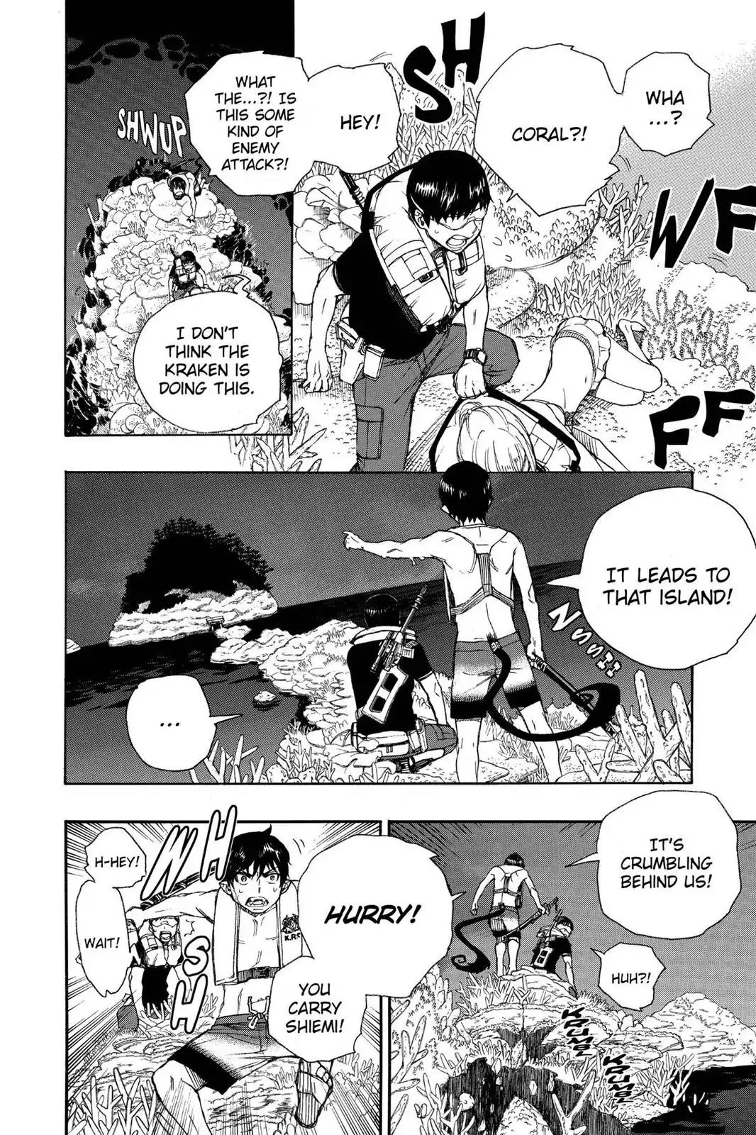 Ao no Exorcist Chapter 36 page 2 - Chapter 36: Gone With The Blue Waves