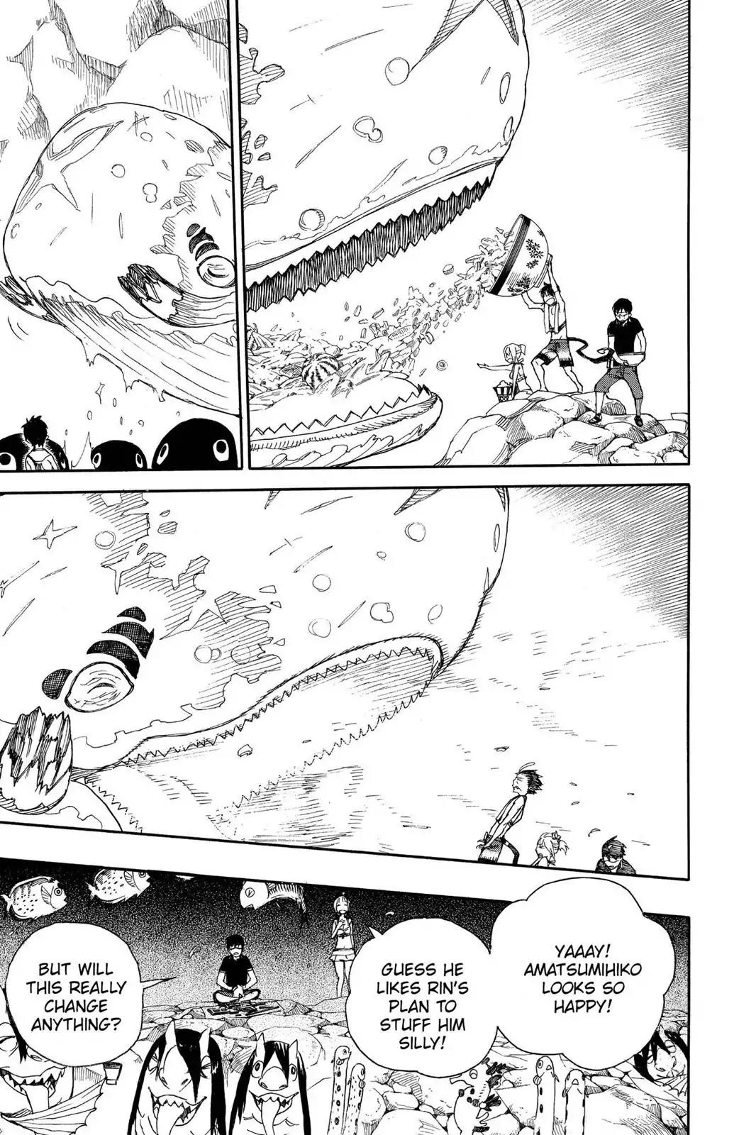 Ao no Exorcist Chapter 36 page 21 - Chapter 36: Gone With The Blue Waves