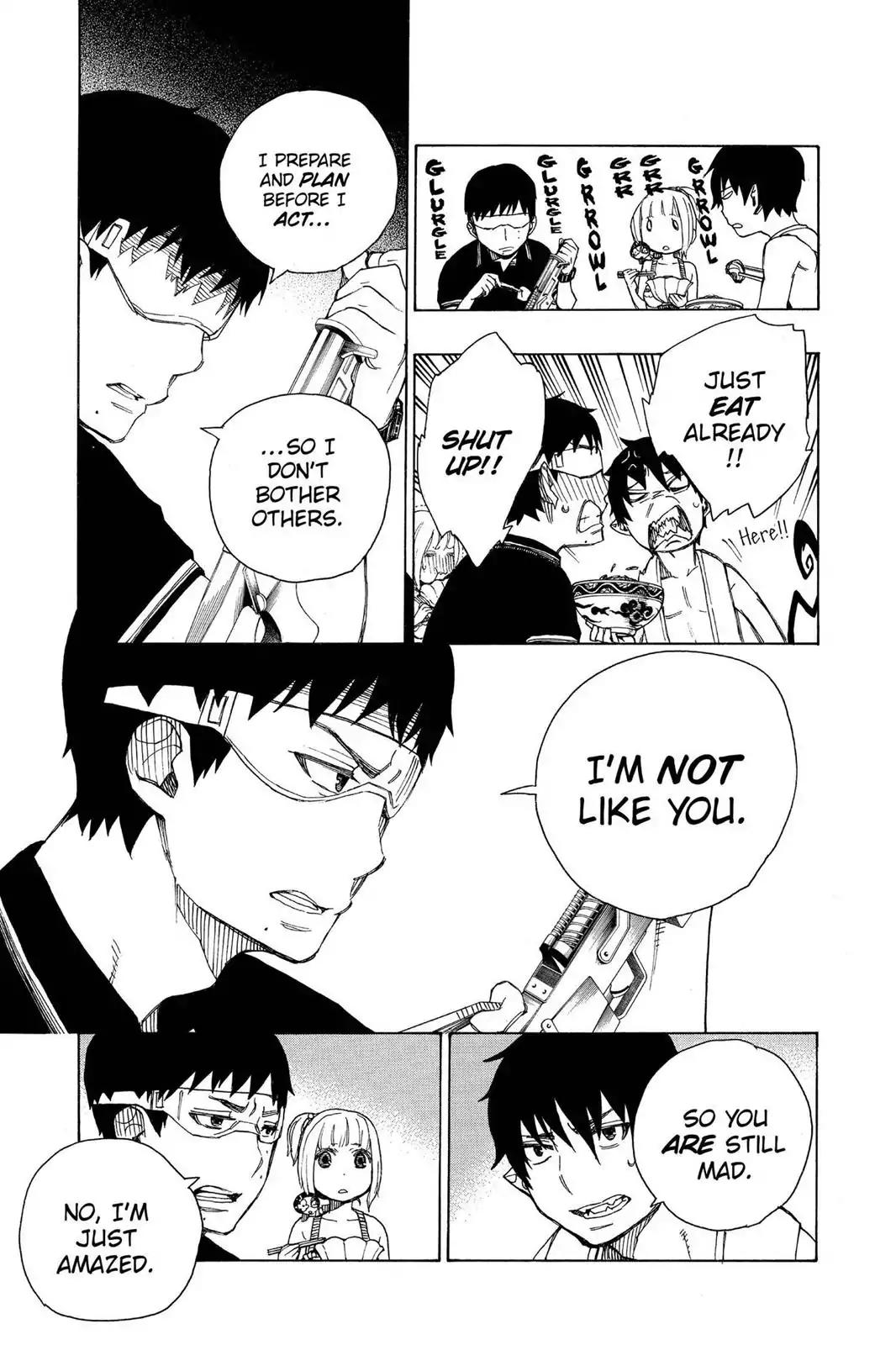 Ao no Exorcist Chapter 36 page 23 - Chapter 36: Gone With The Blue Waves